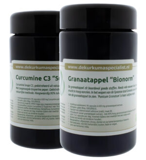 Curcumine C3 & Granaatappel combinatie (flacons)