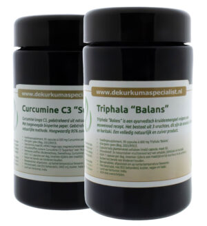 Curcumine C3 & Triphala combinatie (flacons)