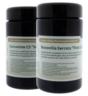 Boswellia Serrata & Curcumine C3 combinatie (flacons)