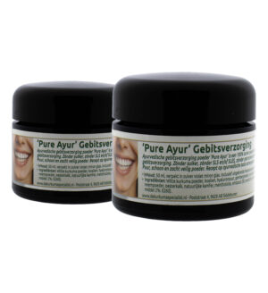 Suikervrije tandpoeder “Pure Ayur” (2 verpakkingen)