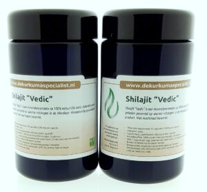 shilajit 'vedic' flacons,