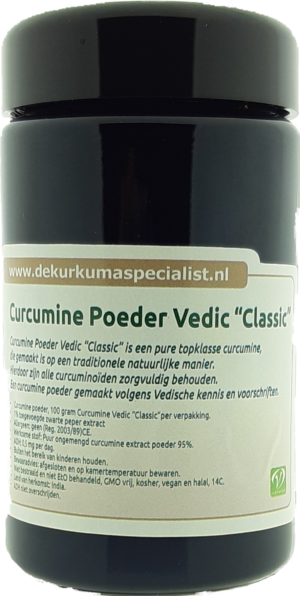 Curcumine poeder Vedic 'Classic' (1 flacon)