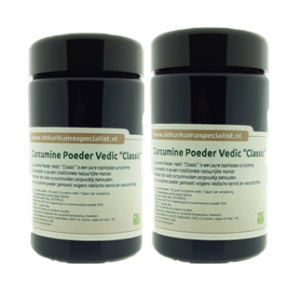 Curcumine poeder Vedic 'Classic' (2 flacons)