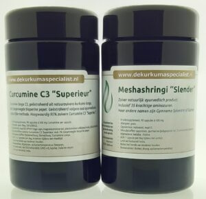 Curcumine C3 & Meshashringi combinatie (flacons)